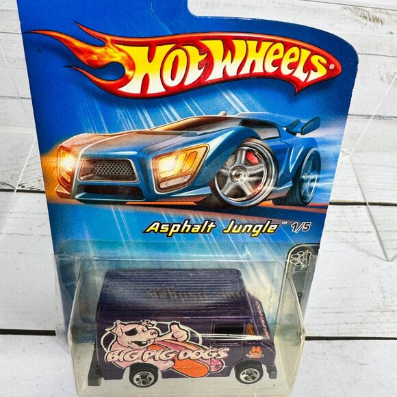 Hot Wheels Lot of 4 – Carded (Package Wear) Ambulance Jaguar Street Cleaver - Picture 12 of 16